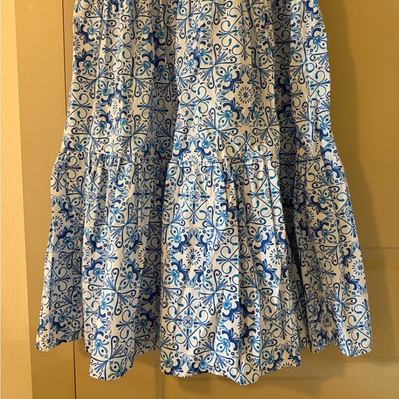 Hill House Camila Tiered Mosaic Skirt - Size S - Picture 4 of 7